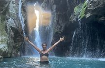 River Trekking at Kourtaliotis Gorge Waterfalls 