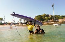 Surf Lessons at Arpoador in Ipanema