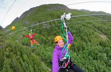 Zipline Experience in Mosjøen