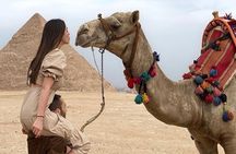 Tour to Giza , Grand Egyptian Museum with Lunch Pyramids View 