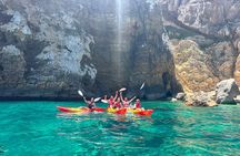 Kayak Paradise: Cala Portixol Snorkel, Cave & Cliff Jumping Tour