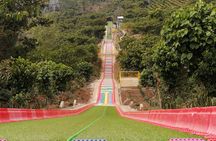 Bike Zipline, Cafe Albania Rainbow Slide and Wings Swing 