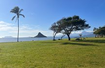 Paddle boarding and hiking adventure at Mokoli'i Island.