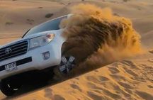 Quad Bike Dubai Desert Safari with BBQ Dinner Sandboard and Show