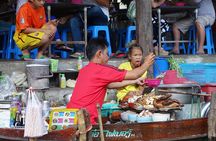 Private Damnoen Saduak Floating Market, Erawan Falls & Ayutthaya