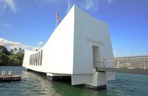 Battleships of WWII at Pearl Harbor from Kauai