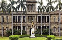 Battleships of WWII at Pearl Harbor from Kauai