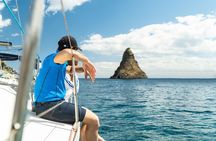 Catania: Sail Cyclops Coast by Boat and Enjoy a Sicilian Aperitif