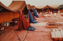 Agafay Desert Camel Ride With Dinner And Sunset Spectacle