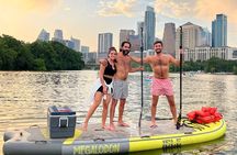 Downtown Austin Giant Paddleboard Sunset Tour with Bats