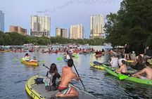 Downtown Austin Giant Paddleboard Sunset Tour with Bats