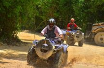 Zipline adventure with ATV's & sacred cenote. Snack included!