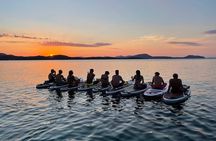 SUP Tour Experience Sunrise or Sunset breakfast or aperitif Olbia