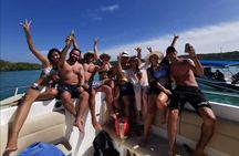 5 Islands tour (Cholon the party island and snorkeling)