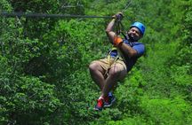 Top Ziplines in Mexico with Cenote, Bungee, snack & transport