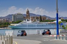  Malaga Highlights by Electric Car with Port Pick up