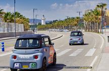  Malaga Highlights by Electric Car with Port Pick up