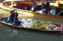 Bangkok Damnoen Floating Market and Maeklong Railway Private Tour