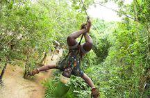 ATV Adventure with Ziplines & Cenote from Playa del Carmen