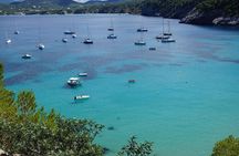 Boat trip to coves, beaches north Ibiza and Tagomago Island