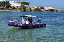 Boat trip to coves, beaches north Ibiza and Tagomago Island