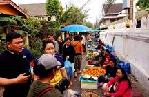 Luang Prabang Foodie Walking Tour and Monk Blessing