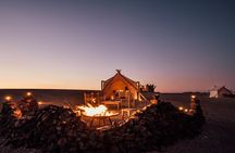 Sunset camel ride and dinner in Agafay desert. 