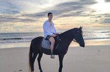 Seminyak Horse back riding In the beach