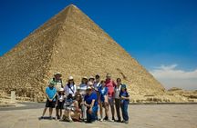 From Alexandria Port: Giza Pyramids & Sakkara Private Tour.