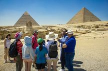 From Alexandria Port: Giza Pyramids & Sakkara Private Tour.