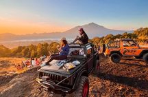 Mount Batur Jeep Sunrise with Black Lava