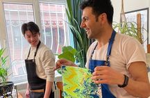 Paint on Water - Authentic Turkish Art Experience at Local Home