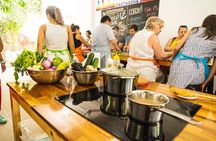 5-Hour Cooking and Tasting Class with Market Small Group Tour 