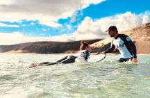 Learn to surf in La Pared on the west side of Fuerteventura