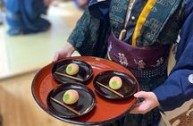 A Unique Antique Kimono and Tea ceremony Experience in English 