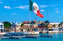 Half-Day Island Tour with Mayan Experience & Beach Break