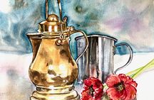 Watercolor therapy, FabricAcrylics 4 Couples/retreat Workshop