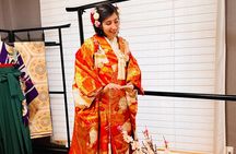  Kimono experience and Japanese home-cooking lesson Osaka Umeda 