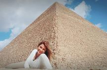 Giza Pyramids, the Grand Egyptian museum " GEM " 