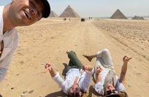 Giza Pyramids, the Grand Egyptian museum " GEM " 