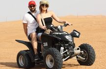 Dubai Desert Safari with Quad Bike, Camel Ride, Sandboard and BBQ