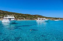 Blue Lagoon Latchi Pafos, glass bottom boat+water slide F/D trip