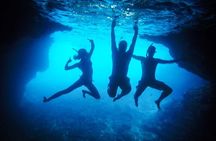 Blue and green cave on Koločep