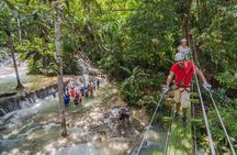 Zipline, Snorkel and Party Catamaran with Dunn's River Climb