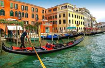 Morning City Walking and Gondola Ride Tour in Venice