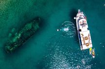 Split Half Day Tour to Blue Lagoon, Shipwreck & Trogir Island