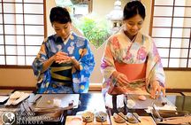 Sweets Making & Kimono Tea Ceremony at Tokyo Maikoya
