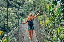 Full Combo! Hanging Bridges, Arenal Volcano, La Fortuna Waterfall