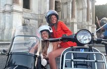 Vespa Sidecar Tour By Night with Pickup 