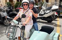 Vespa Sidecar Tour By Night with Pickup 